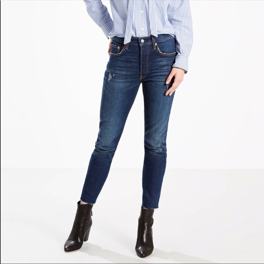 Women’s Levi’s 501 Skinny Dark Jeans 26x28